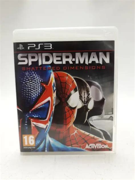 PS3 SPIDER-MAN SHATTERED Dimensions RARE - COMPLETE PlayStation 3 Game ...