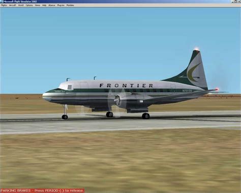 Fs2000 2002 Frontier Airlines Convair 340 Flight Simulator 2002 Mod