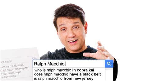 Cobra Kai S Ralph Macchio Answers The Web S Most Searched Questions