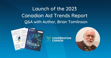 Launch Of The 2023 Canadian Aid Trends Report Qanda With Author Brian