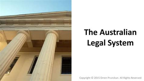 The Australian Legal System Ppt