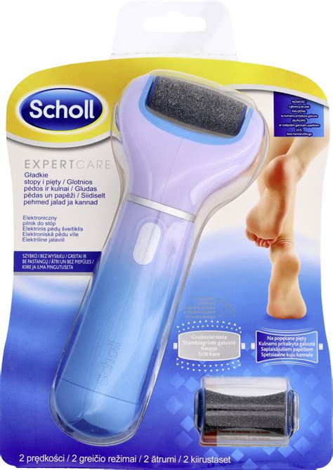 Scholl Velvet Smooth elektroniczny pilnik do stóp z głowicą