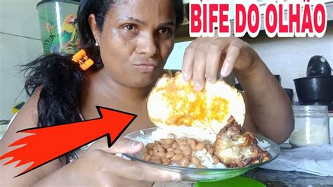 Comendo De M O Ovo Frito Arroz Feij O Pimenta Farinha Mukbang