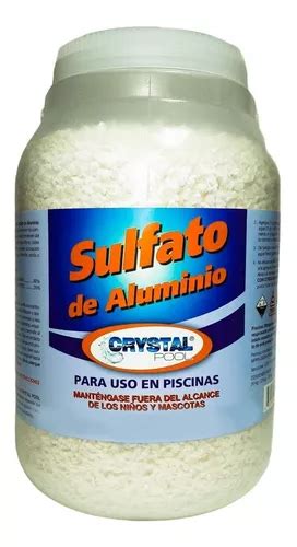 Sulfato De Aluminio Kg Clarificante Piscina Crystal Pool Mercadolibre