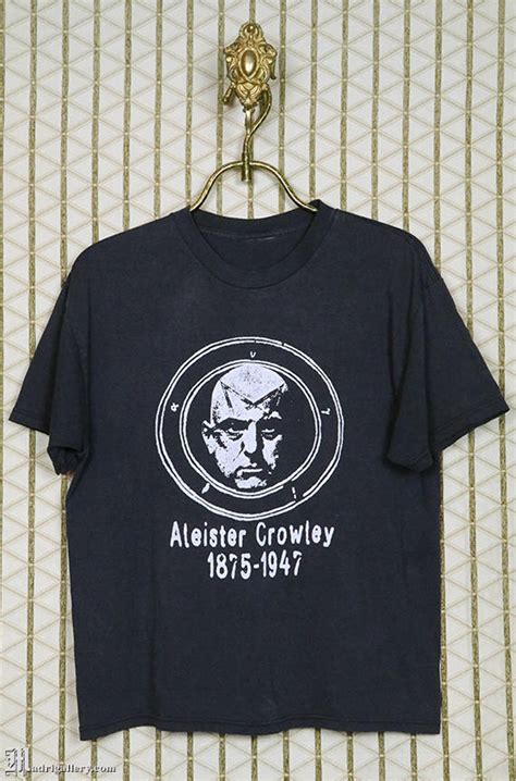 Aleister Crowley Shirt Satanic Occult 666 Anton Lavey Etsy