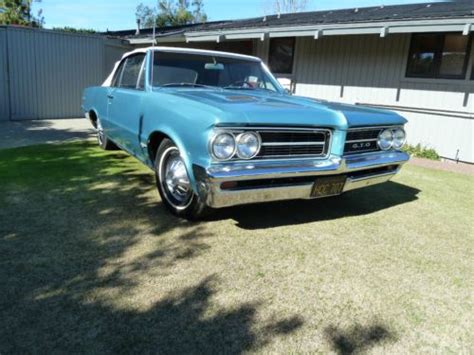 Sell Used Pontiac Gto Convertible Unrestored Original With Phs