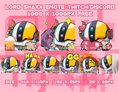 Cute Lord Shaxx Destiny 2 Emotes Bundle With Various Unique Expressions