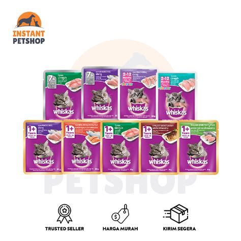 Jual Whiskas Pouch Gr Whiskas Pouch All Varian Whiskas Cat Food