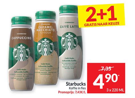 Starbucks Koffie In Fles X Ml Promotie Bij Intermarch