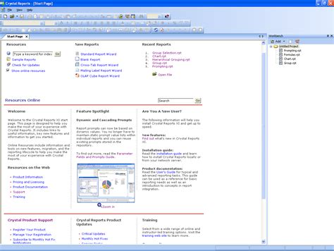 1.03 Getting to know Crystal Reports - Crystal Reports Online Training