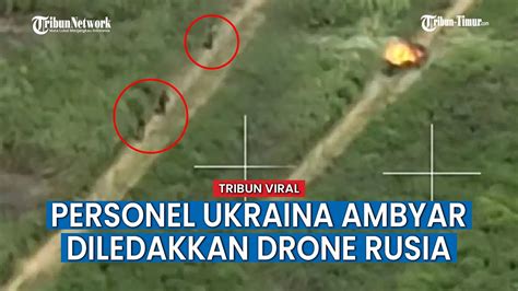 Mobil Militer Hingga Personel Ukraina Ambyar Kena Hantaman Drone