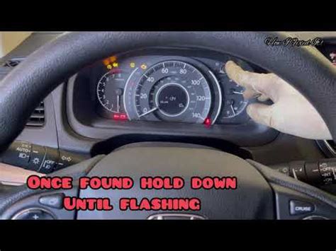 How To Reset Maintenance Light Honda 2015 Honda CR V Maintenance Reset