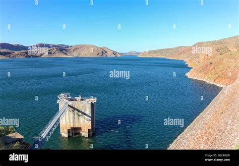 Ord River Dam was completed in 1972 and created lake Argyle. The dam is ...