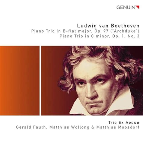 Amazon Beethoven Piano Trios Op 97 Archduke Op 1 No 3