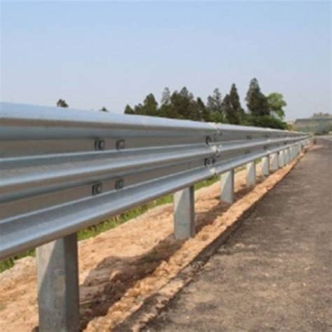 Hot Dip Galvanized Three Beam Highway Guardrail Kuwait Standard