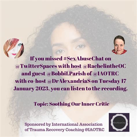 Rachel Cee Judith And Alexandria On Twitter If You Missed Sexabusechat On Twitterspaces