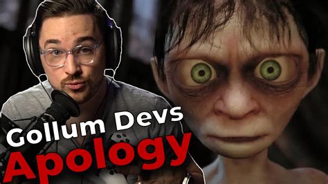 The Gollum Game Developers Apology Luke Reacts YouTube