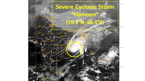 Cyclone Hamoon Over Bay Of Bengal Intensifies Into ‘severe Cyclonic Storm’ ‘tej’ Crosses Yemen