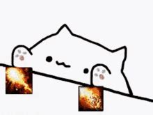 Cat Fireball Sticker - Cat fireball - Discover & Share GIFs