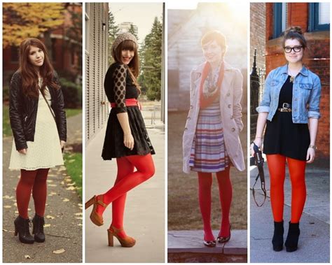 How To Wear Red Tights Atelier Yuwa Ciao Jp