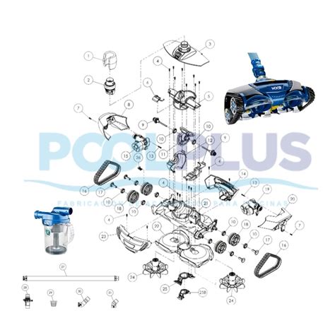 Zodiac Mx Mx Pool Cleaner Spare Parts Grupo Poolplus