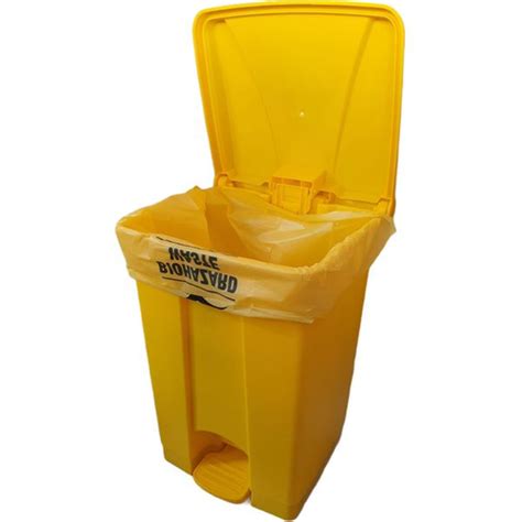 45 Litres Bin Medical Bin Yellow Bin Plastic Bin Foot Pedal Bin