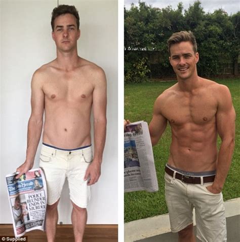 How One Man Transformed His Body From Skinny To Ripped Daily Mail Online