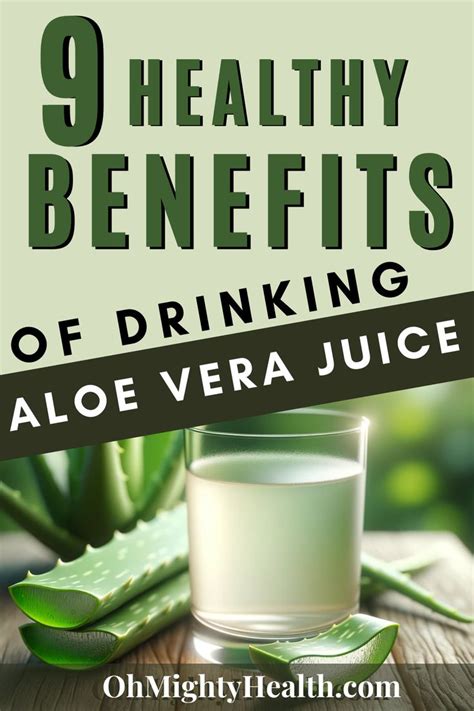 9 Healthy Benefits When Drinking Aloe Vera Juice