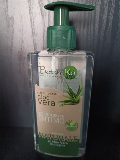 Botanika Detergente Intimo Con Estratto Di Aloe Vera Biologica Inci