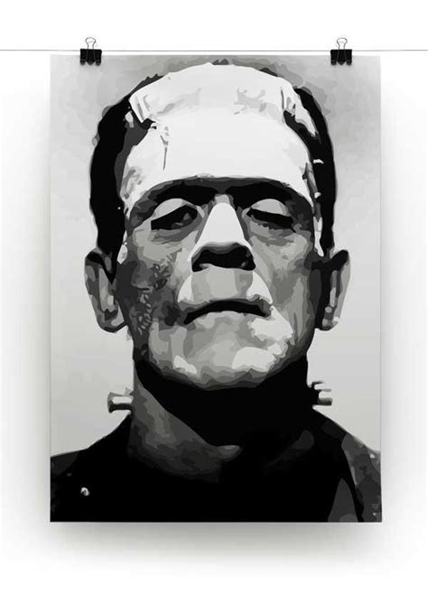 Frankenstein Canvas Print Or Poster Art Deco Posters Prints Vintage