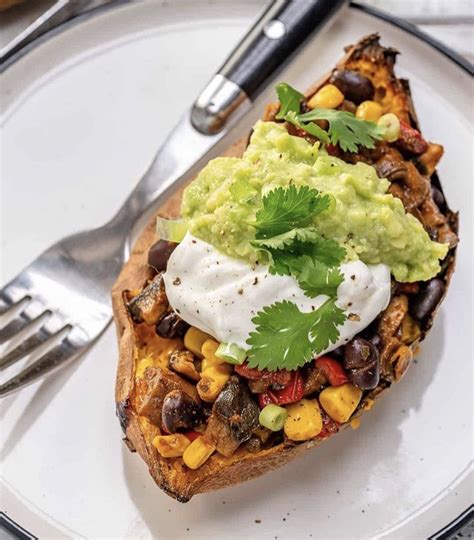 Mexican Stuffed Sweet Potatoes