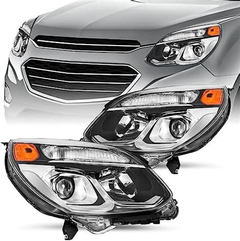 Amazon JSBOYAT Fits For 2016 2017 Chevy Equinox Halogen Headlights