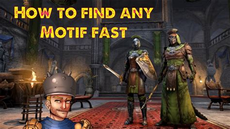 Eso All Motif Location Guide Youtube