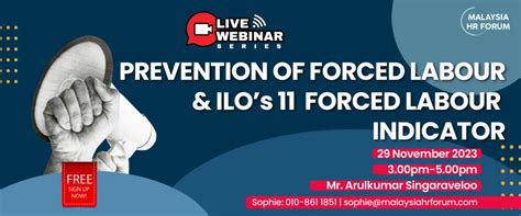 Prevention Of Forced Labour Ilo S Forced Labour Indicator