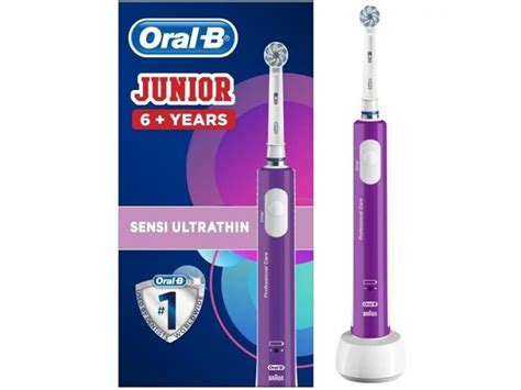 Escova de Dentes Elétrica ORAL B Recarregável Oral B Junior 6 Roxo