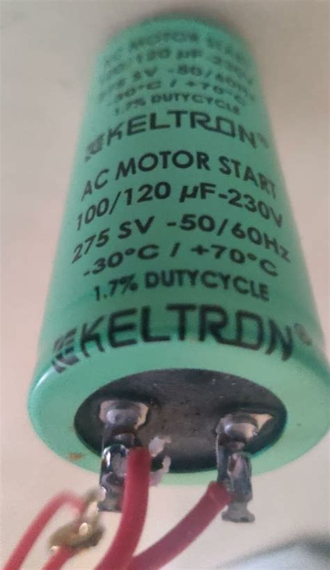 Keltron Motor Start Single Can Capacitor For Air Conditioner Motor