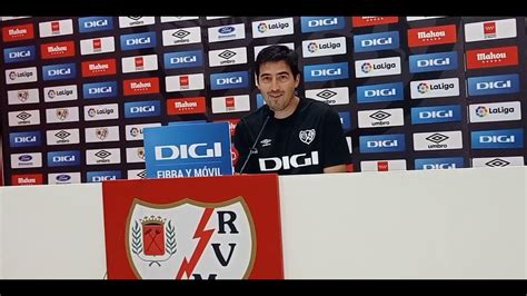 Andoni Iraola En La Previa Del Partido Ante El RCD Espanyol YouTube