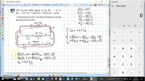 Esercizio Sulle Leggi Di Kirchhoff Youtube