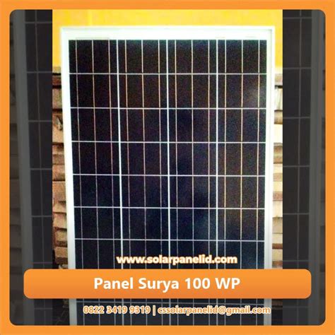 Panel Surya 100WP Poly BPPT WA 0822 3419 9319