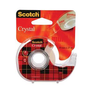 Cinta Adhesiva Supertransparente Scotch Con Dispensador X Mm