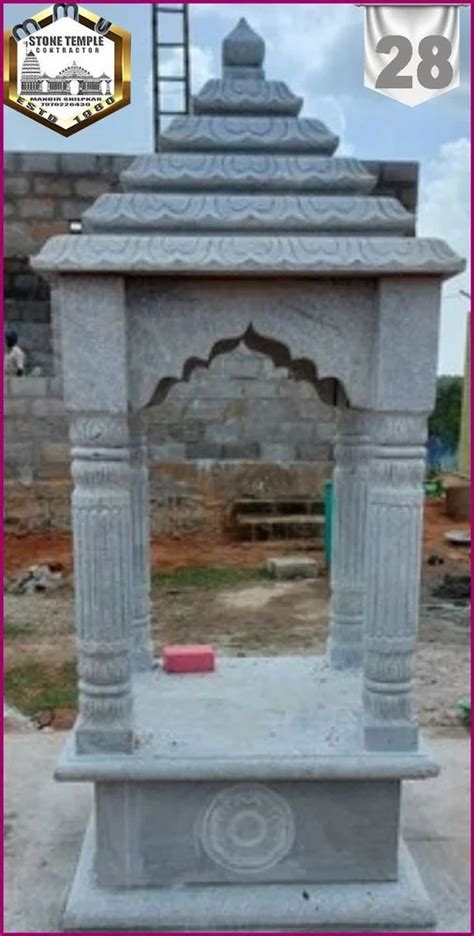 Black Stone Temple For Worship Material Granite At In Makrana