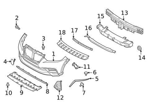 Bumper Components Front For 2024 Nissan Kicks Ben Mynatt Nissan Parts