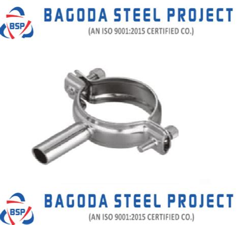 Silver Export Stainless Steel Pipe Holder Clamp For Industrial At Rs