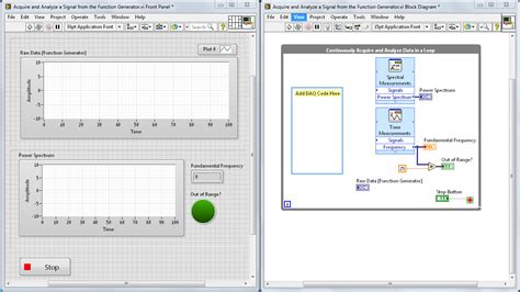 Guide 1 Acquire And Analyze A Signal From The Function Generator Ni Community National