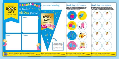 Free World Book Day Party Ideas Pack Teachers Guide Twinkl