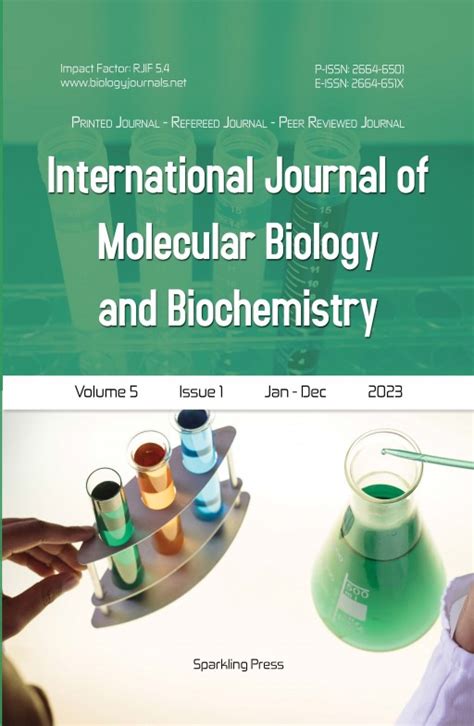 International Journal Of Molecular Biology And Biochemistry Akinik
