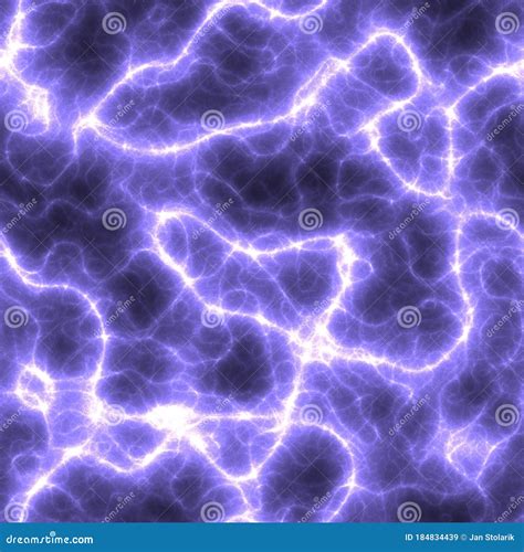 Purple Seamless Electricity Texture Stock Illustration Illustration