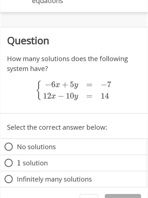 Solved How Many Solutions Does The Following System Have