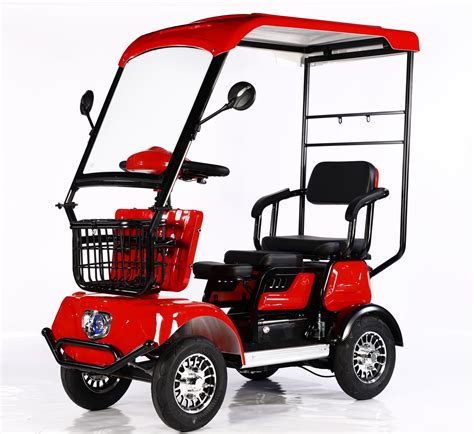 Four Wheel Single Seat 650w Motor 20ah Lead Acid Battery Electric Golf