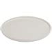 Assiette ronde à rebord en porcelaine blanche D31cm